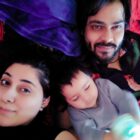 Bollywood actress Alisa Khan spending quality time with daughter Dua and husband Aftab Hussain Shah
