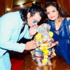 Mukesh J Bharti And  Manju Bharti Visit Mumbai’s Andheri Cha Raja For Ganpati Darshan