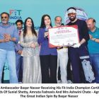 153 Cyclists. One Nation. Suniel Shetty & Amruta Fadnavis Power Baqar Nasser’s Historic Record Spin